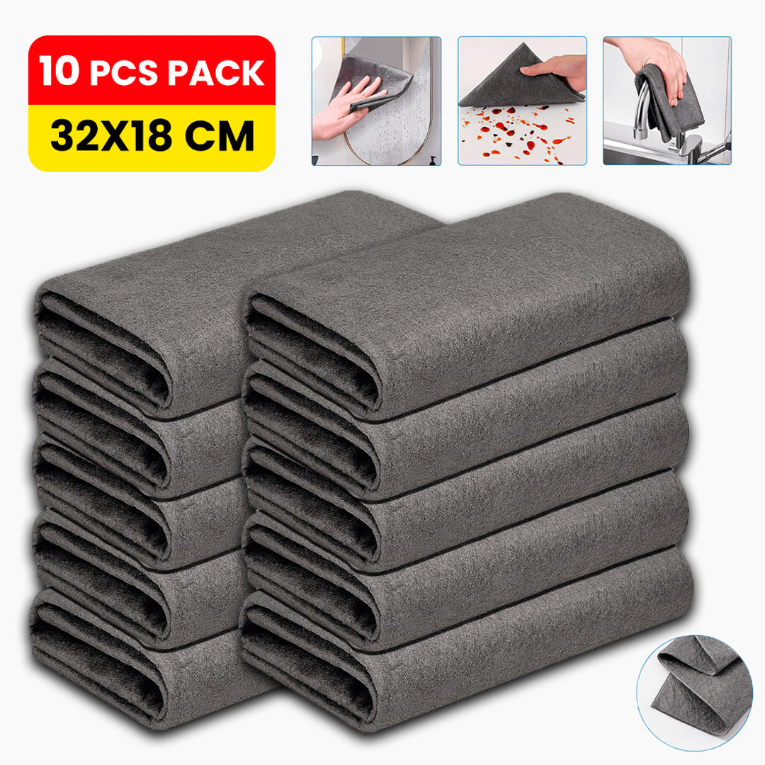 Magic Cleaning Cloth (10 Pcs)
